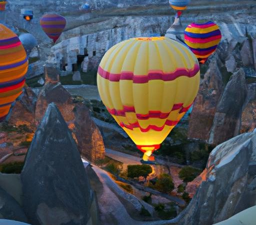 Soaring in a Hot Air Balloon: Cappadocia’s Aerial Wonders in Turkey