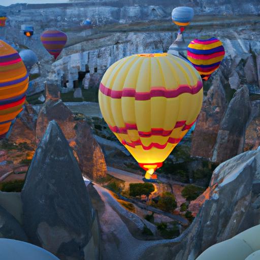 Soaring in a Hot Air Balloon: Cappadocia’s Aerial Wonders in Turkey